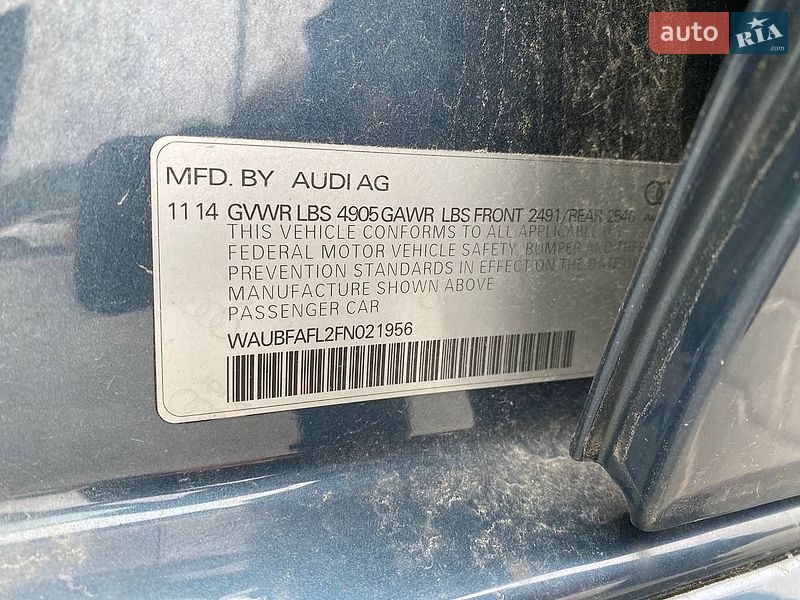 Седан Audi A4 2015 в Львові фото 31 Седан Audi A4 2015 в Львові