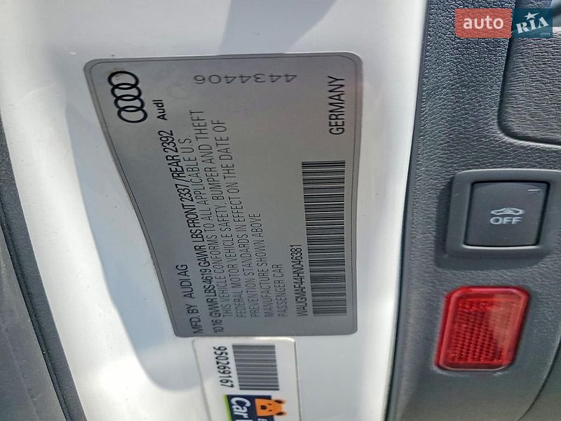 Седан Audi A4 2017 в Тернополе