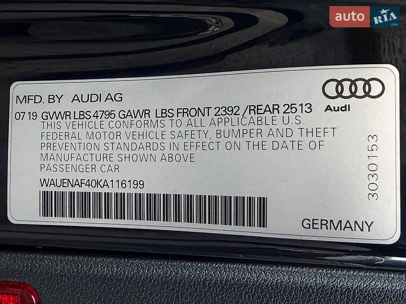 Седан Audi A4 2019 в Виннице фото 26 Седан Audi A4 2019 в Виннице