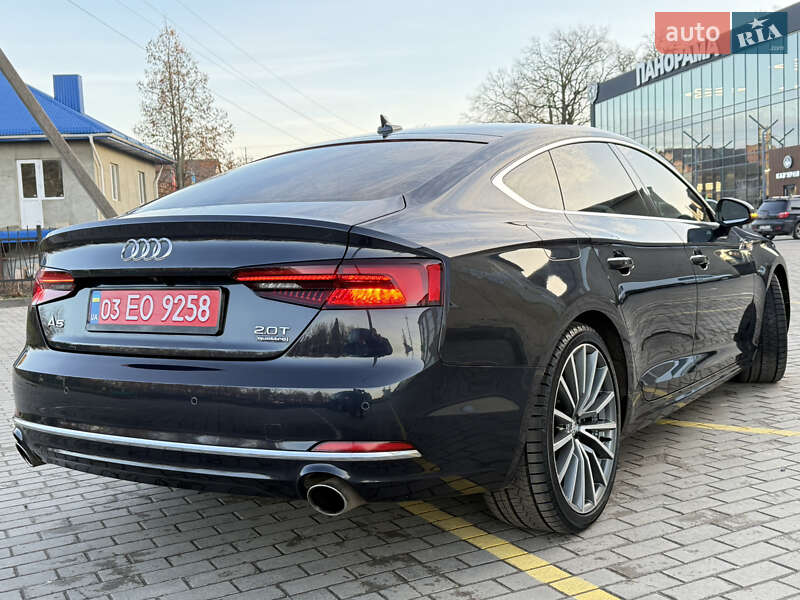 Лифтбек Audi A5 Sportback 2017 в Киверцах