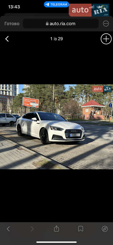 Лифтбек Audi A5 Sportback 2017 в Киеве