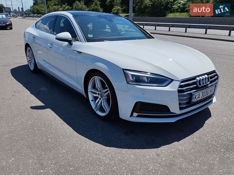 2019 Audi A5 Sportback, VIN WAUENCF50KA094368:plate — фото 1 (autoria)