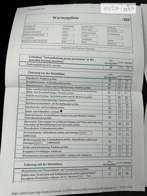 Универсал Audi A6 2016 в Киеве