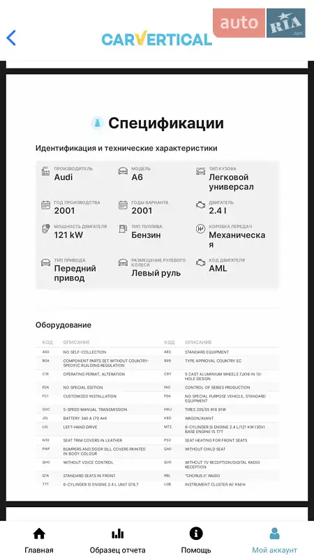 Універсал Audi A6 2001 в Ужгороді документ 2 фото Універсал Audi A6 2001 в Ужгороді документ