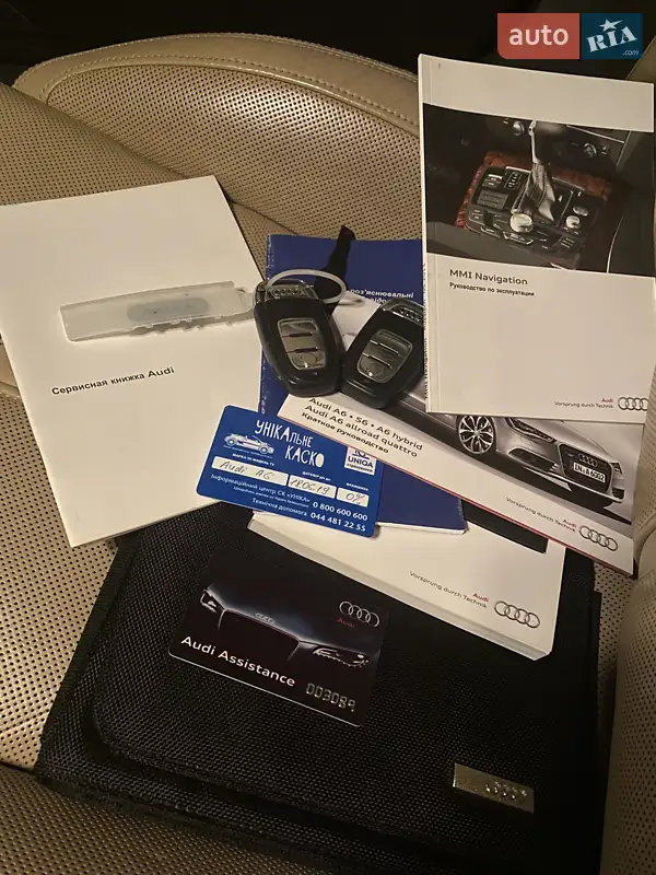 Седан Audi A6 2012 в Днепре документ