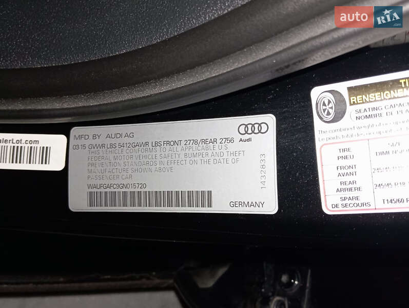 Седан Audi A6 2015 в Хмельницком