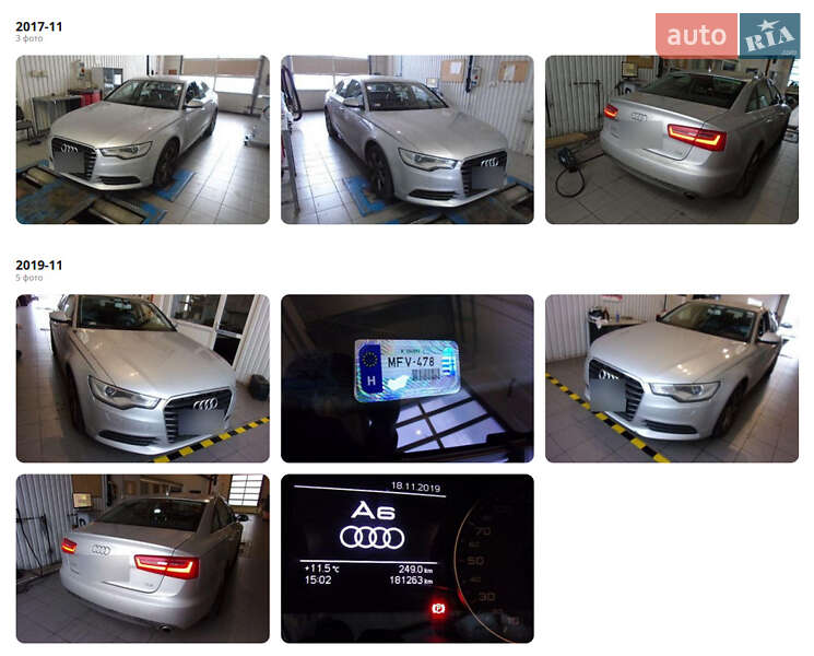 Седан Audi A6 2011 в Вышкове