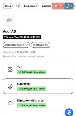 Универсал Audi A6 2015 в 