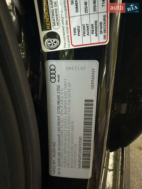 Седан Audi A6 2015 в Киеве
