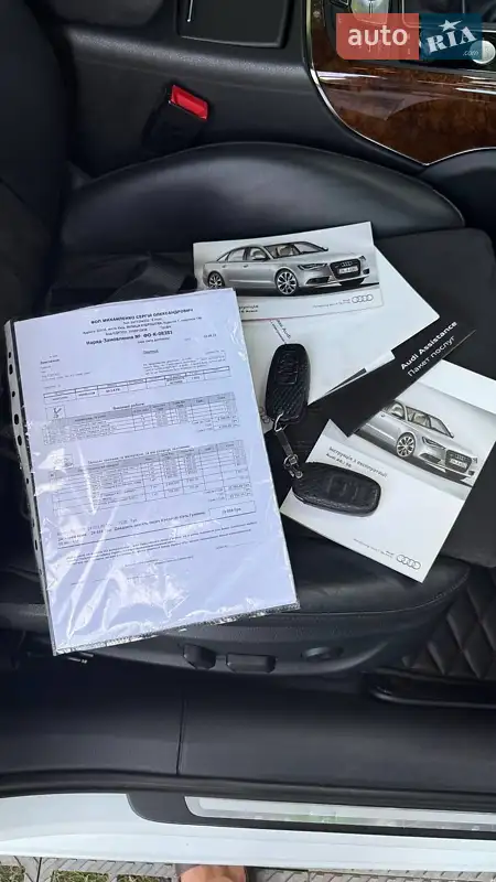 Седан Audi A6 2014 в Киеве документ