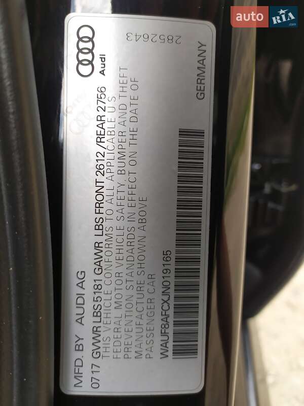 Седан Audi A6 2017 в Киеве