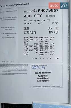 Седан Audi A6 2015 в 