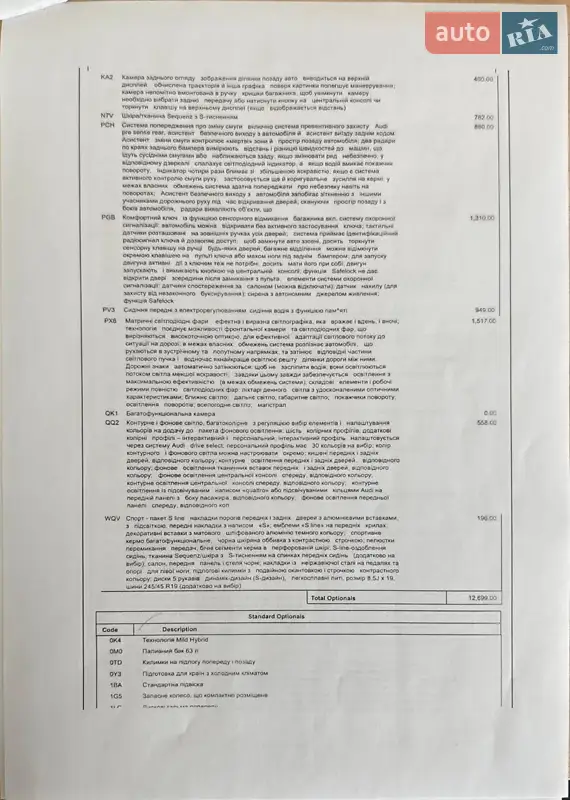 Седан Audi A6 2022 в Днепре документ 4 фото Седан Audi A6 2022 в Днепре документ