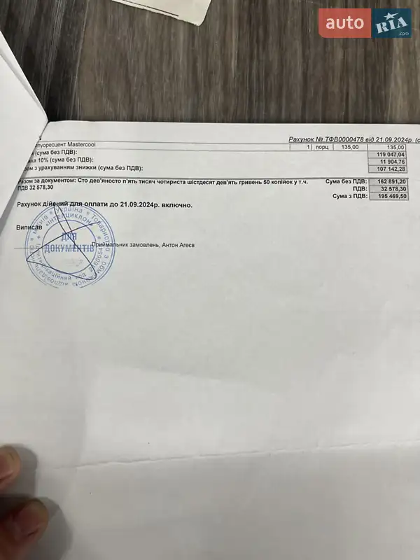 Універсал Audi A6 2017 в Києві документ