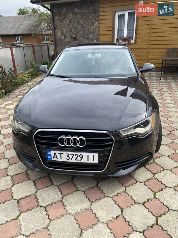 2012 Audi A6, VIN WAUDFAFC7CN142261:plate — фото 1 (autoria)