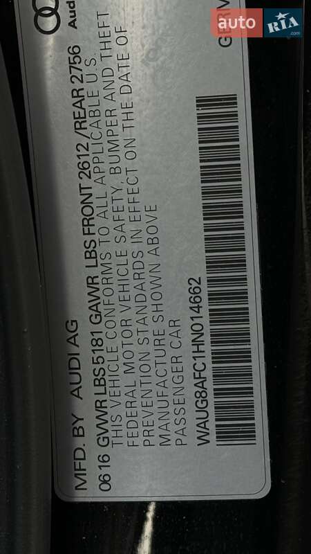 Седан Audi A6 2016 в Киеве