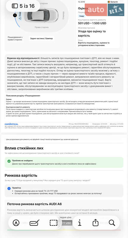 Универсал Audi A6 2015 в Ровно