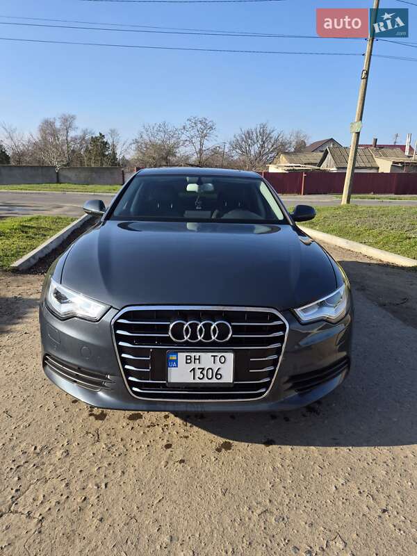 2013 Audi A6, VIN WAUGFAFC7EN036005:plate — фото 1 (autoria)