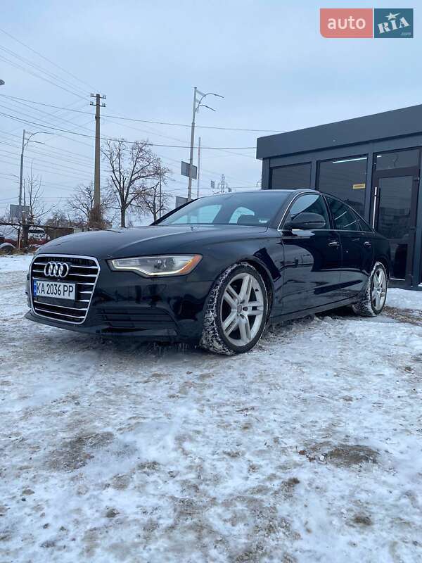 2014 Audi A6, VIN WAUGFAFC6FN026681:plate — фото 1 (autoria)