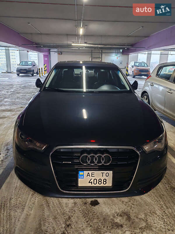 2014 Audi A6, VIN WAUFGAFC7FN004617:plate — фото 1 (autoria)