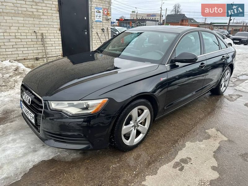 2012 Audi A6, VIN WAUGGAFC2CN142663:plate — фото 1 (autoria)