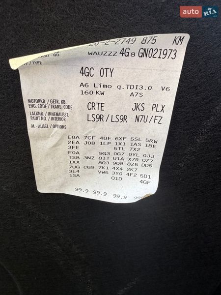 Седан Audi A6 2015 в Одессе