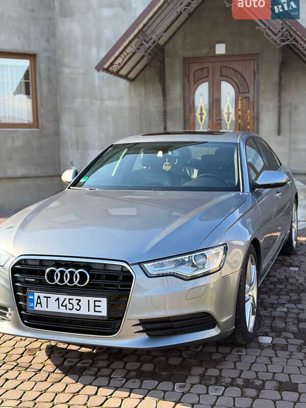 2014 Audi A6, VIN WAUGFAFC5FN035355:plate — фото 1 (autoria)