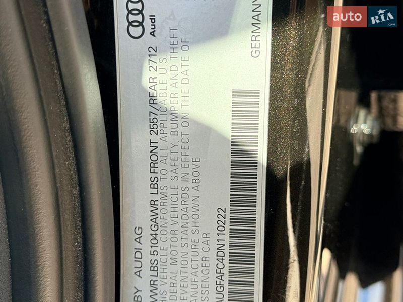 Седан Audi A6 2013 в Киеве