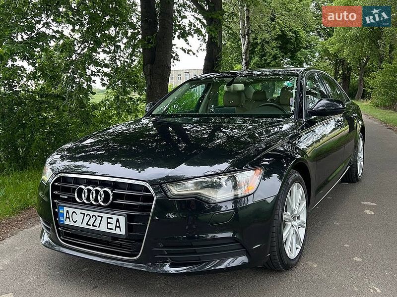 2014 Audi A6, VIN WAUGFAFC2EN079005:plate — фото 1 (autoria)