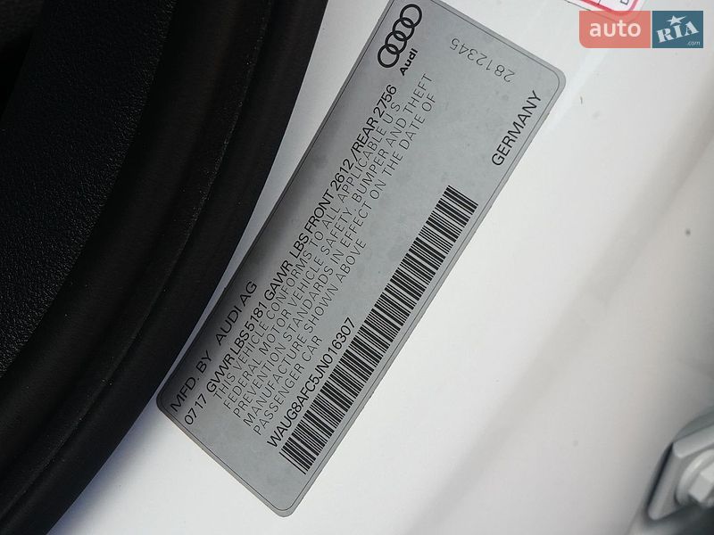 Седан Audi A6 2017 в Львове