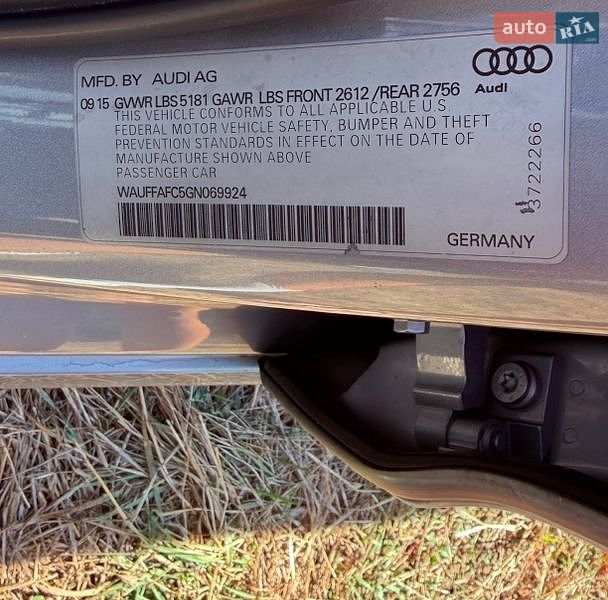 Седан Audi A6 2015 в Кривому Розі