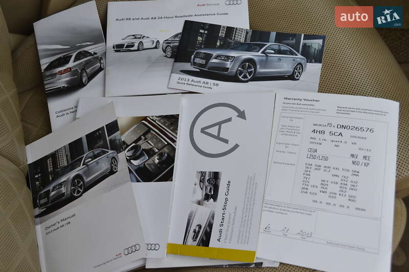 Седан Audi A8 2013 в Чернівцях фото 32 Седан Audi A8 2013 в Чернівцях