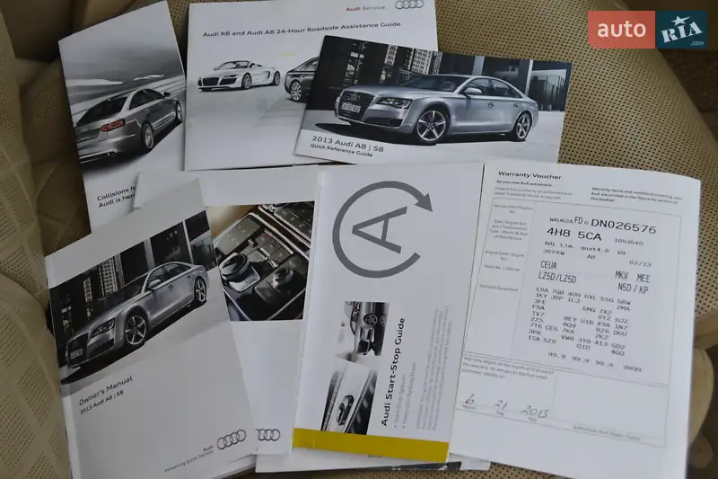 Седан Audi A8 2013 в Чернівцях документ 8 фото Седан Audi A8 2013 в Чернівцях документ