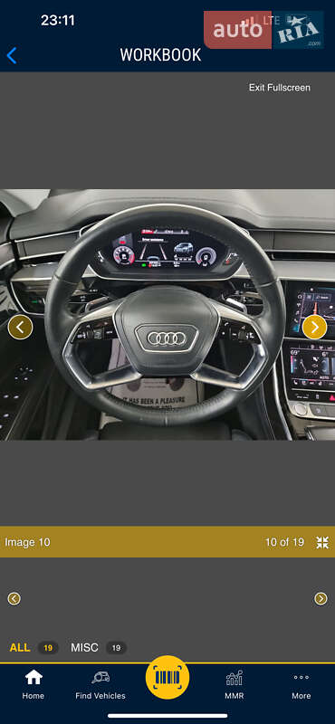 Седан Audi A8 2019 в Львове