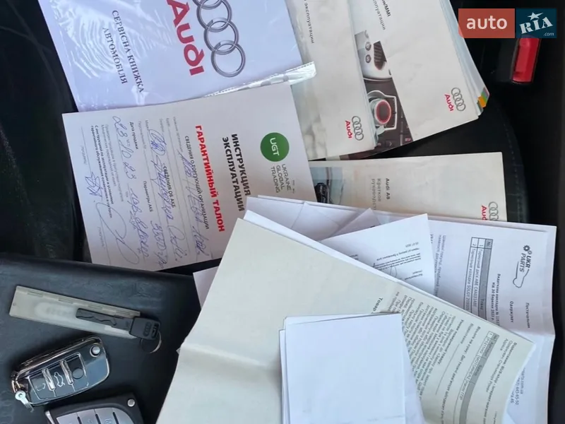 Седан Audi A8 2006 в Киеве документ