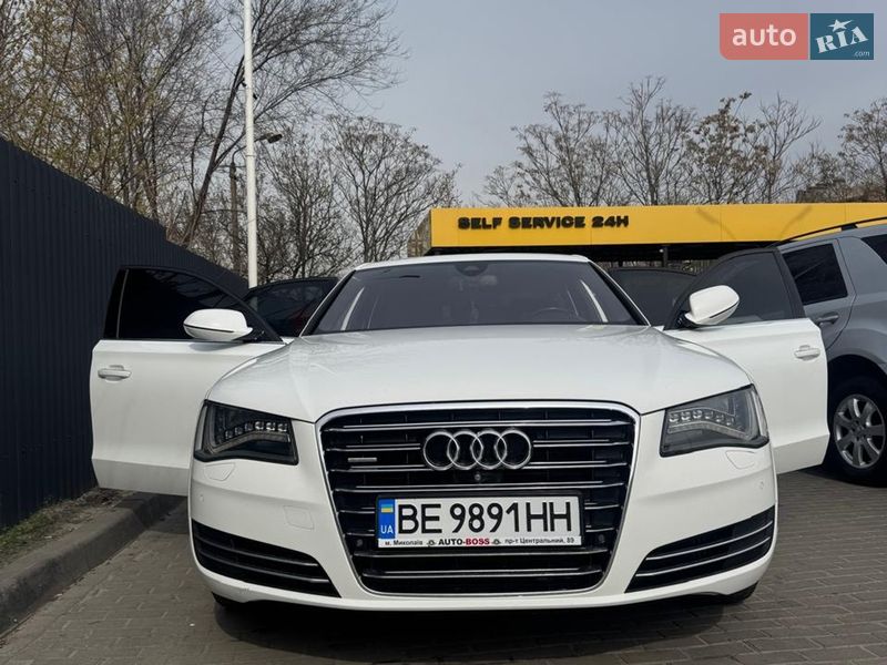 2012 Audi A8, VIN WAUZZZ4H5DN012040:plate — фото 1 (autoria)