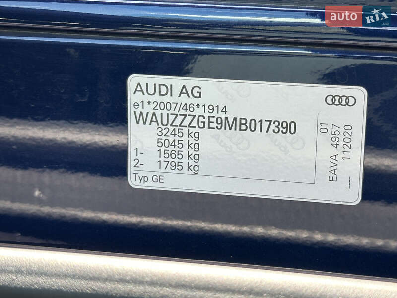 Позашляховик / Кросовер Audi e-tron S Sportback 2020 в Ковелі