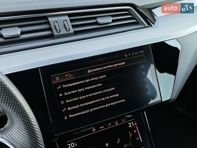 Позашляховик / Кросовер Audi e-tron S Sportback 2021 в Луцьку фото 66 Позашляховик / Кросовер Audi e-tron S Sportback 2021 в Луцьку