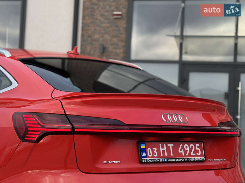 Внедорожник / Кроссовер Audi e-tron Sportback 2020 в Тернополе фото 35 Внедорожник / Кроссовер Audi e-tron Sportback 2020 в Тернополе