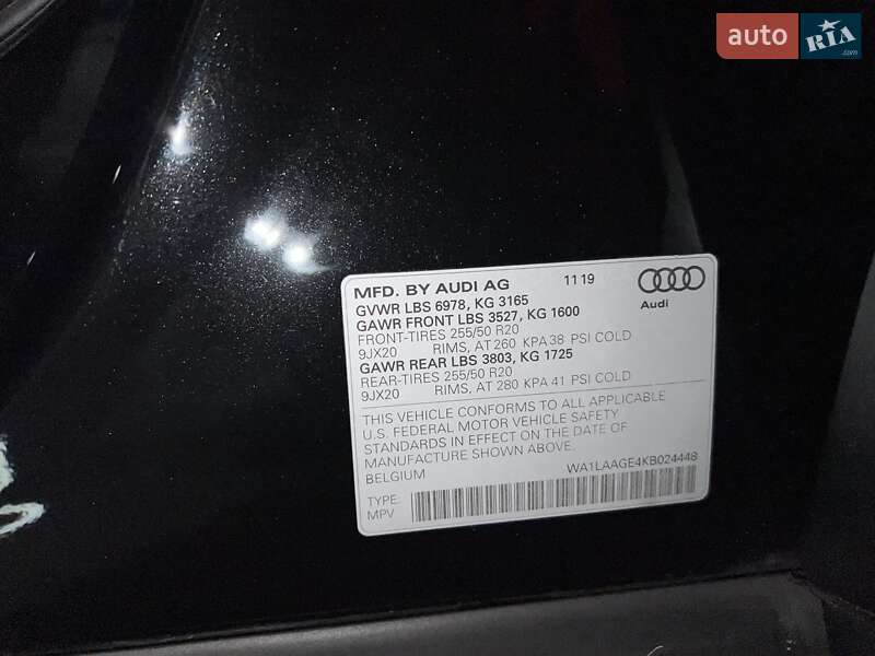 Внедорожник / Кроссовер Audi e-tron 2019 в Одессе