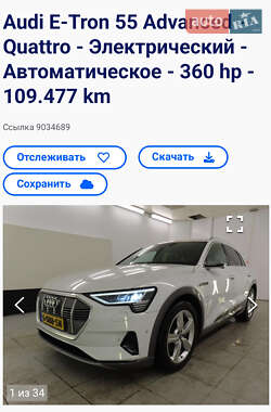 Внедорожник / Кроссовер Audi e-tron 2019 в 