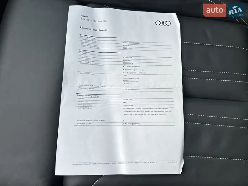 Позашляховик / Кросовер Audi e-tron 2022 в Луцьку документ 2 фото Позашляховик / Кросовер Audi e-tron 2022 в Луцьку документ