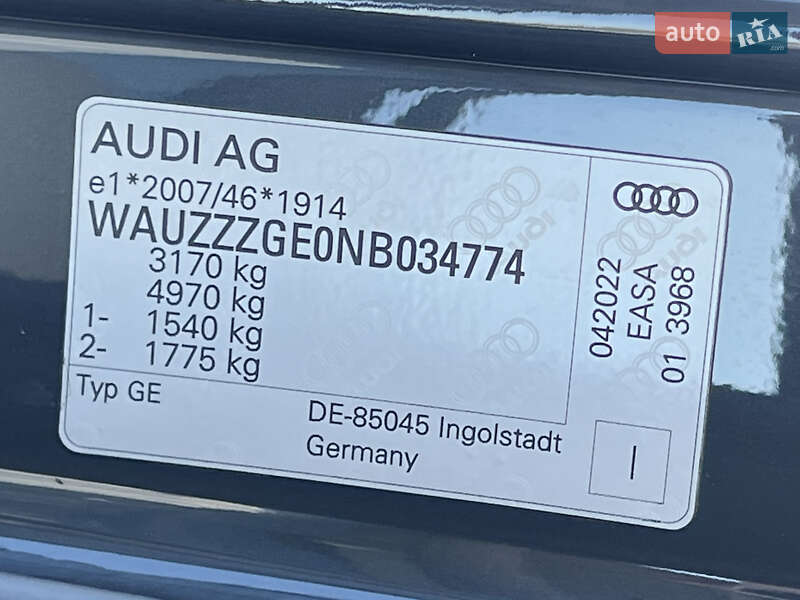 Внедорожник / Кроссовер Audi e-tron 2022 в Луцке