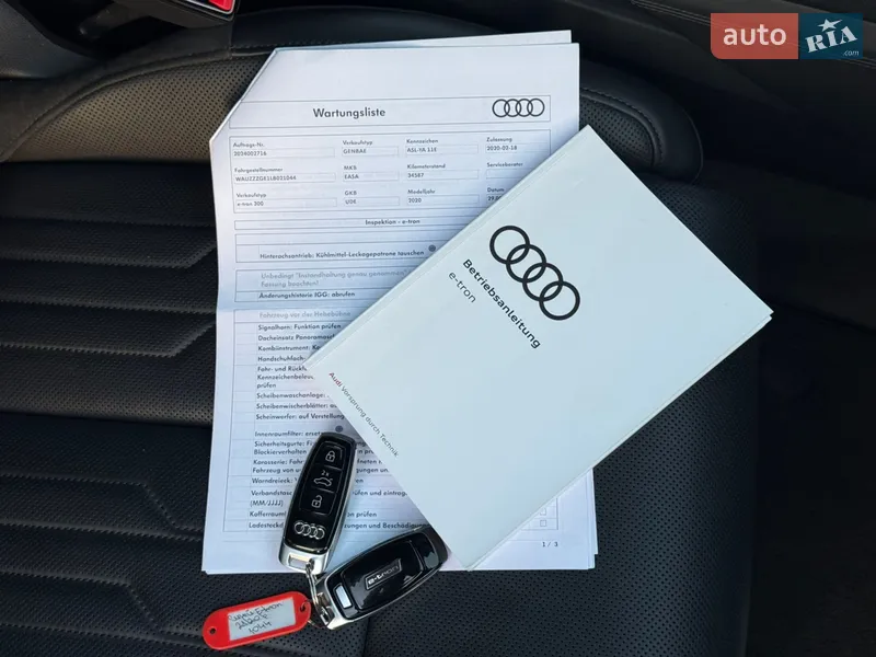 Позашляховик / Кросовер Audi e-tron 2020 в Луцьку документ