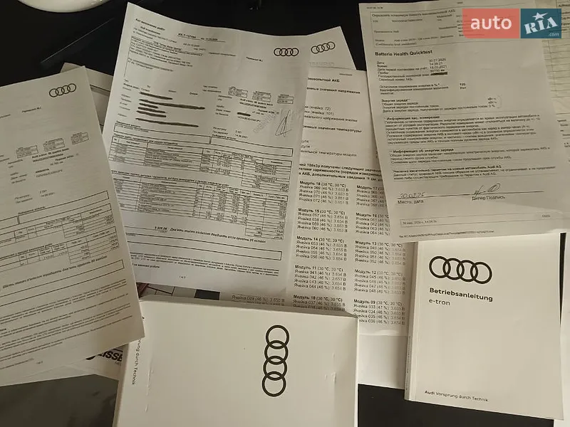 Внедорожник / Кроссовер Audi e-tron 2021 в Кривом Роге документ