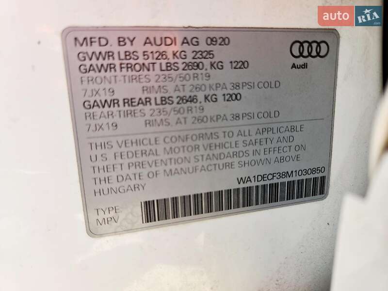 Позашляховик / Кросовер Audi Q3 2021 в Вінниці фото 2 Позашляховик / Кросовер Audi Q3 2021 в Вінниці