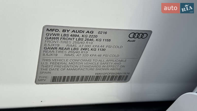 Позашляховик / Кросовер Audi Q3 2016 в Дубні фото 43 Позашляховик / Кросовер Audi Q3 2016 в Дубні