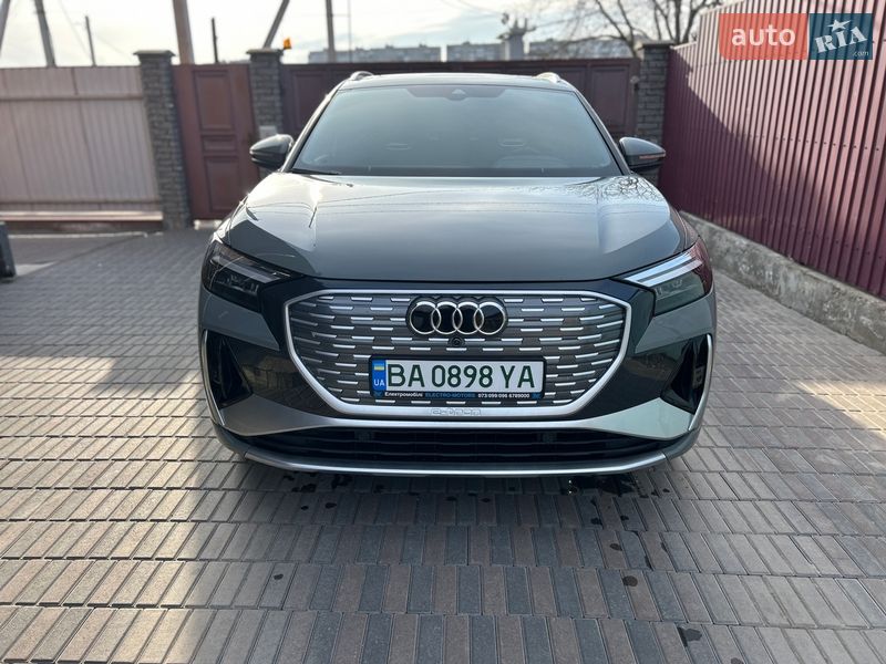 2023 Audi Q4-E-Tron, VIN LFVVB9G31P5213534:plate — фото 1 (autoria)