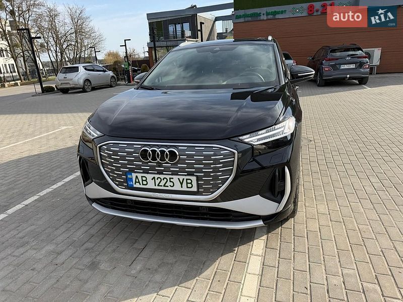 2023 Audi Q4 E-Tron, VIN WA1M2BFZ0PP072728:plate — фото 1 (autoria)