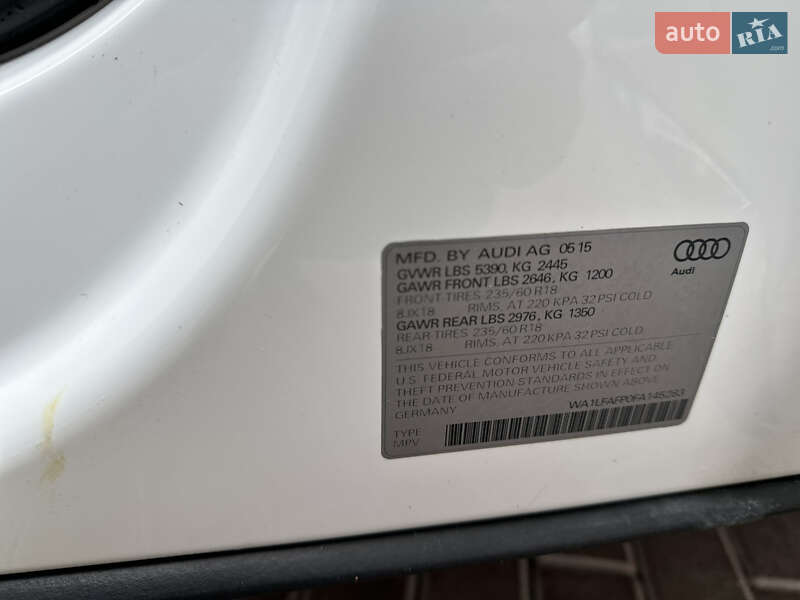 Внедорожник / Кроссовер Audi Q5 2015 в Ровно